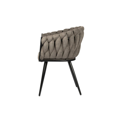Wave chair taupe (Set of 2)