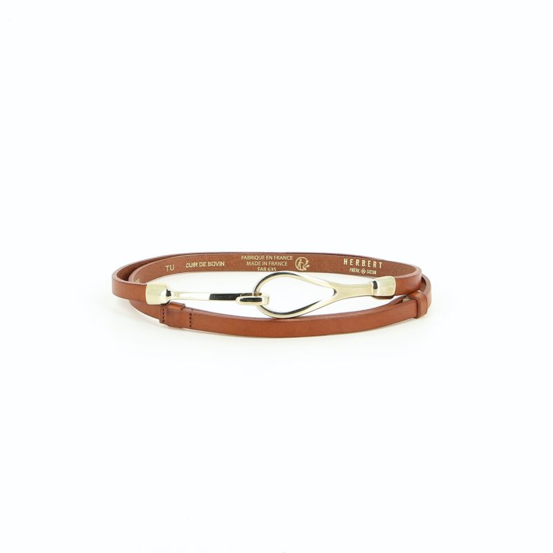 Herbert Frère Soeur Cezembre Belt (Camel) – Ninetydays Store