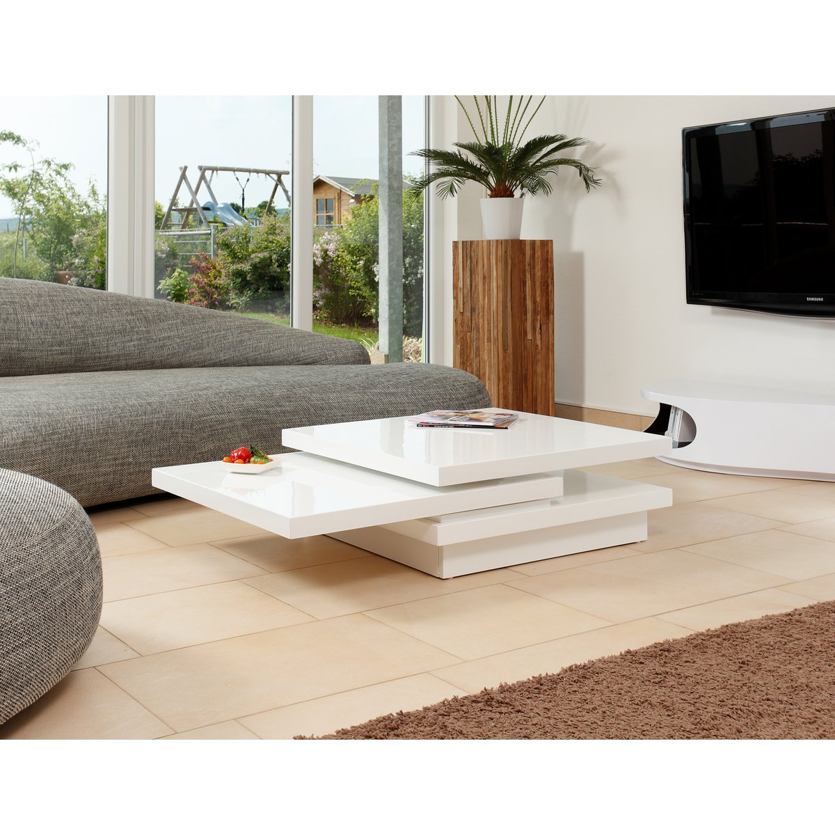 Coffee table 120X80 cm white