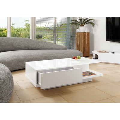 Coffee table 120x60x36 cm white