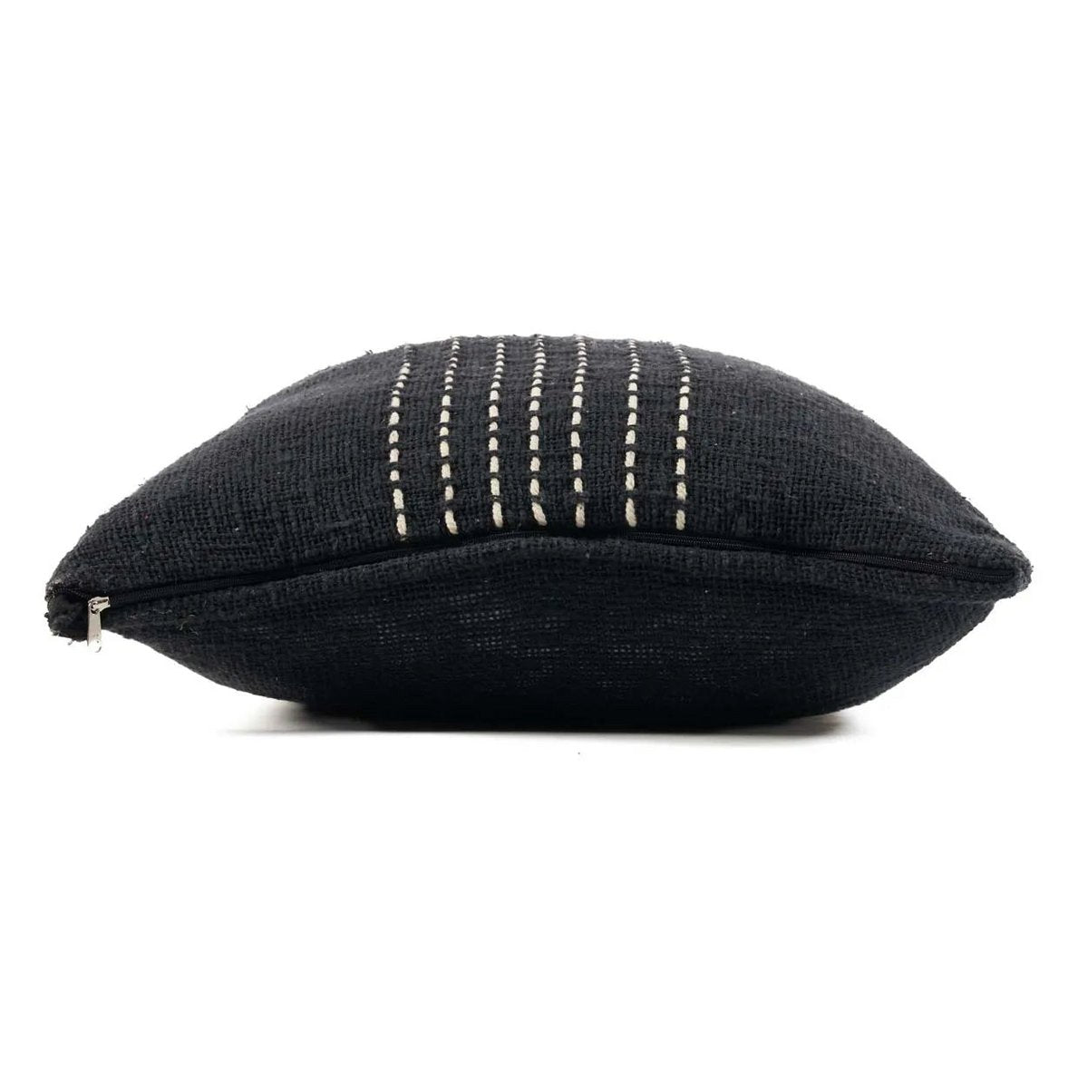 The Drizle Cushion Cover - Black White