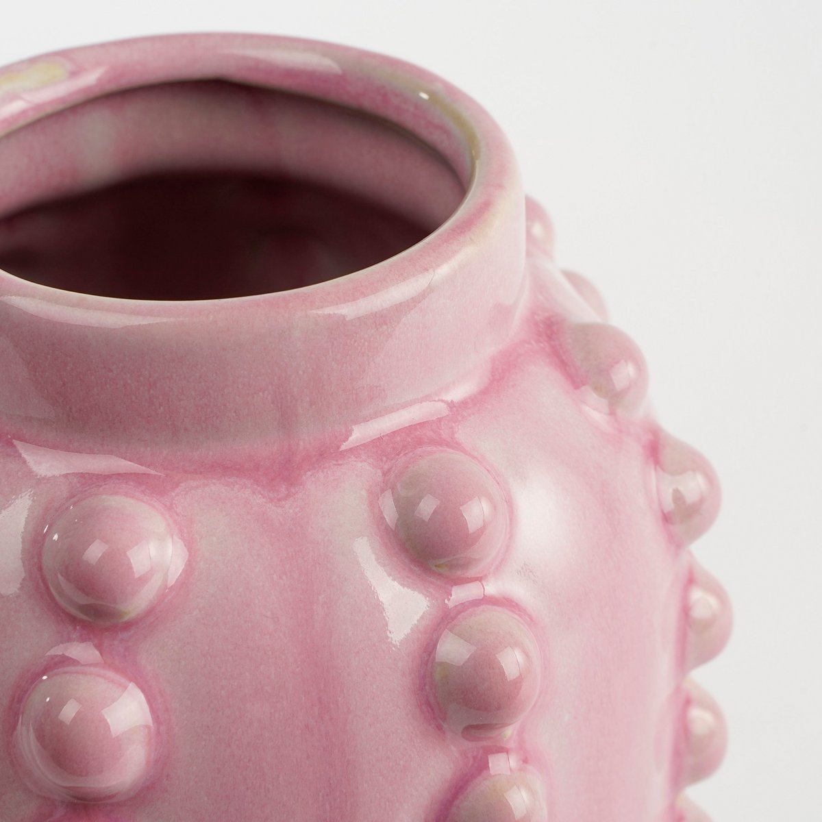 Boaz Vase - H30 x Ø11 cm - Ceramic - Pink