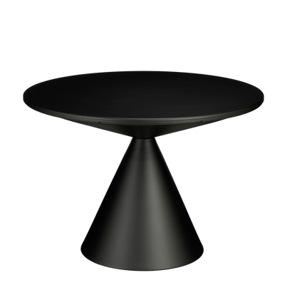 Generous Side Table - H42 x Ø60 cm - Metal - Black