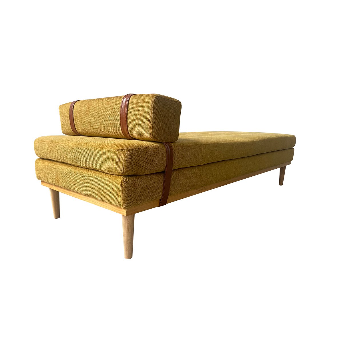 Yellow structured daybed