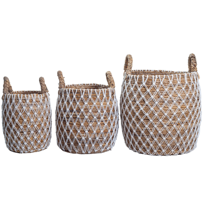 Laundry Basket | Plant Basket | Storage Basket KUBU made from Banana Fibre (3 sizes)