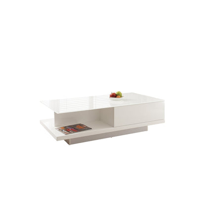 Coffee table 120x60x36 cm white