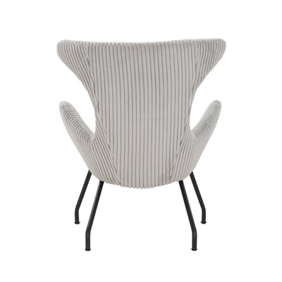 Relax chair Gray textured fabric