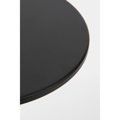 Generous Side Table - H42 x Ø60 cm - Metal - Black