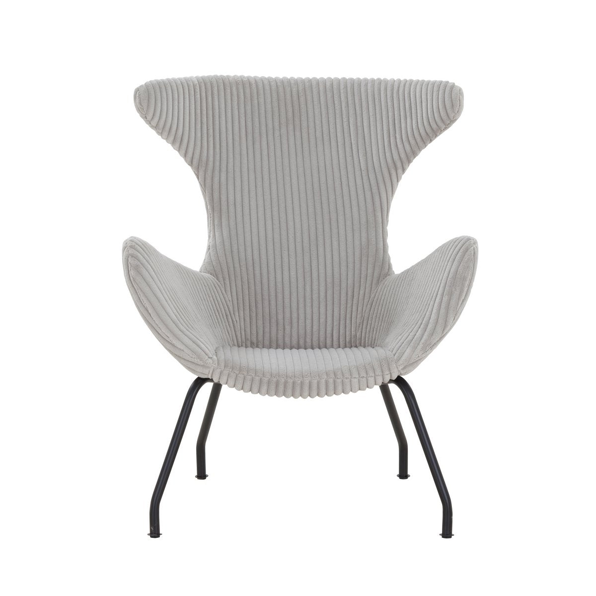 Relax chair Gray textured fabric