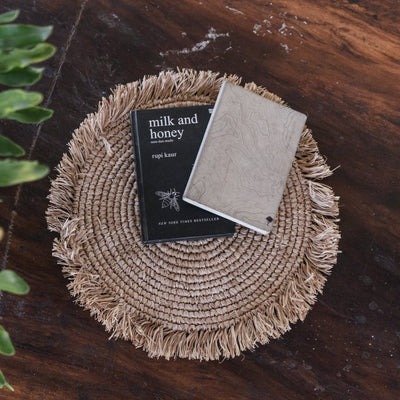 Placemat (Set of 2,4 or 6) AMBON | Table Mat made of Raffia | 45 cm diameter