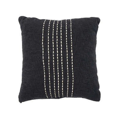 The Drizle Cushion Cover - Black White