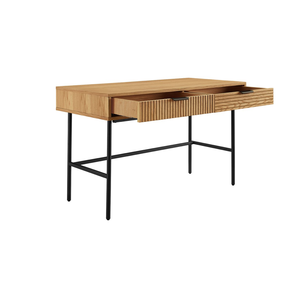 Desk 120x60 cm real oak wood veneer