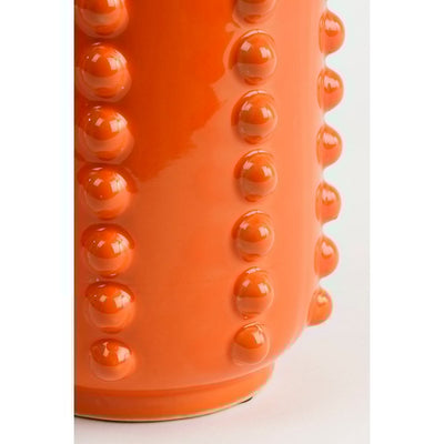 Boaz Vase - H30 x Ø11 cm - Ceramic - Orange