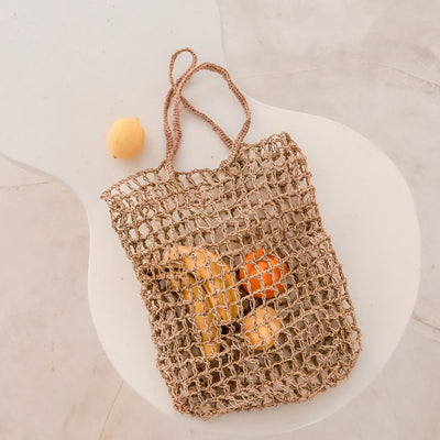 Raffia String Bag | Handwoven Reusable Grocery Bag CANANG