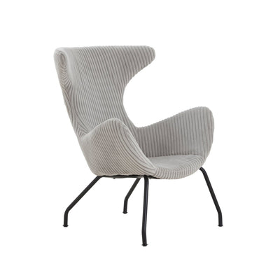 Relax chair Gray textured fabric