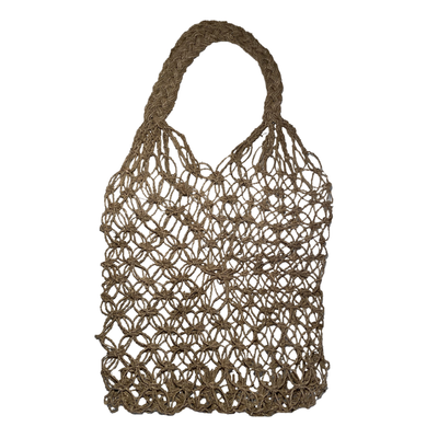 Raffia String Bag | Handwoven Reusable Grocery Bag Light Tote Bag | Handwoven Shopping Bag JEMARI