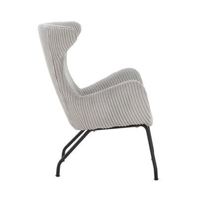 Relax chair Gray textured fabric