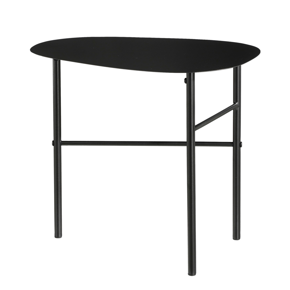 Fonda Side table - L43.5 x W29.5 x H40 cm - Metal - Black