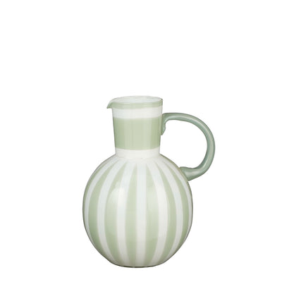 Bazaar Vase - H21 x Ø17.5 cm - Glass - Light green