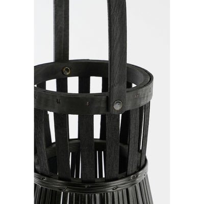 Cosmo Lantern - H45 x Ø15 cm - Recycled polyester - Black