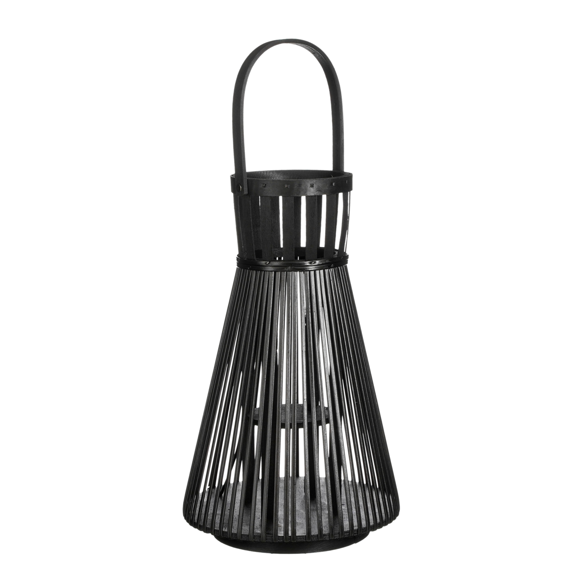 Cosmo Lantern - H45 x Ø15 cm - Recycled polyester - Black