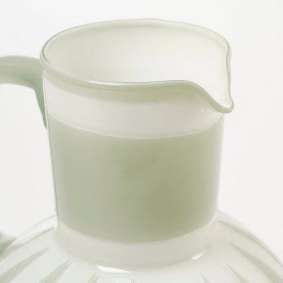 Bazaar Vase - H21 x Ø17.5 cm - Glass - Light green