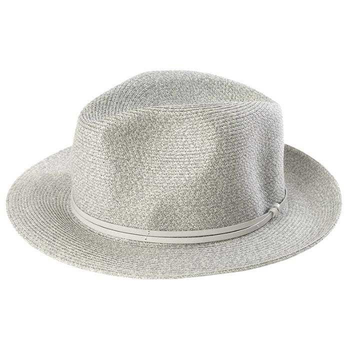 Woven Hat  - Powder Grey