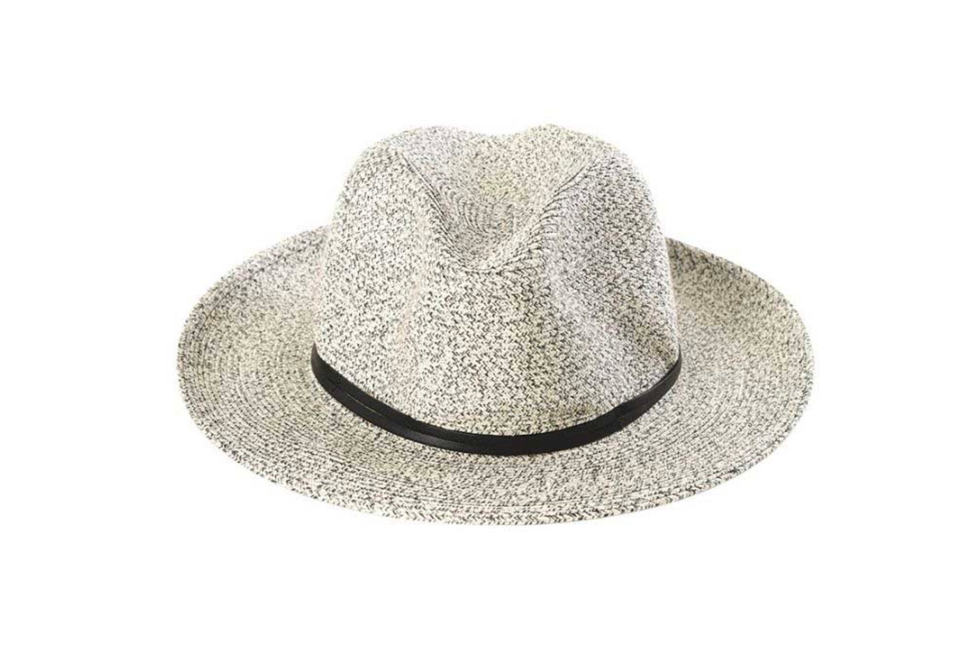 Woven Hat  - Black & White