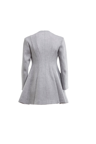 Beatrix Grey Wool Coat