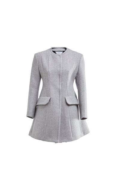 Beatrix Grey Wool Coat