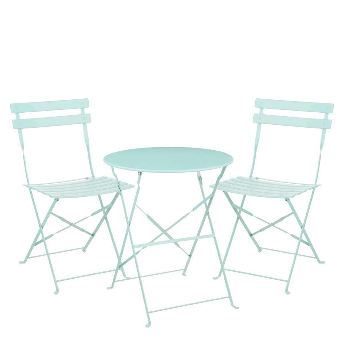 Laurence Bistro Set - Set of 3 - Metal - Light Green